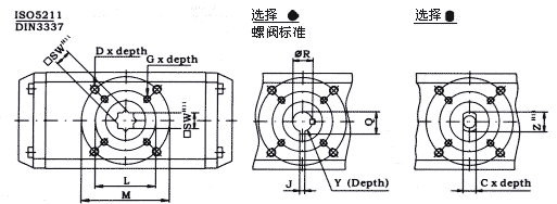 AW气动执行器,铸钢气动执行器,大扭矩大规格气动执行器(图9)