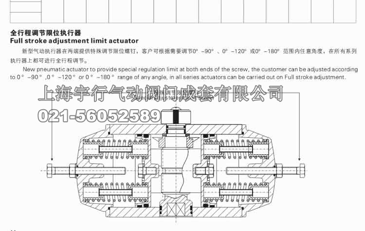 ZT/AT-DA52~ZT/AT-DA270 (双作用、单作用）气动执行器机构(图32)