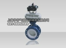 气动衬四氟法兰蝶阀D641F4