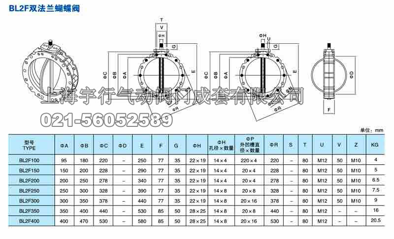 气动水泥蝶阀D641X(图4)