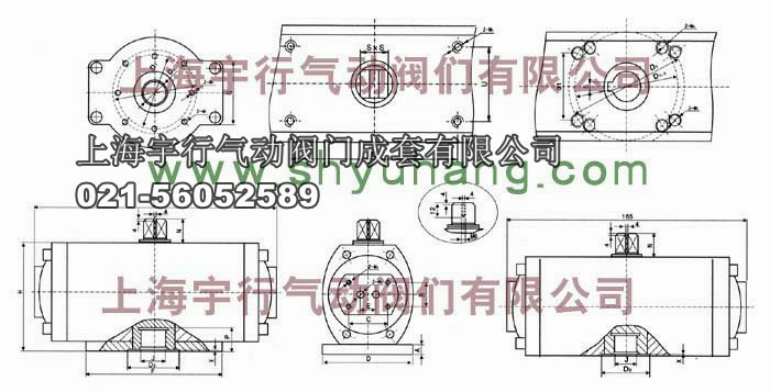 QW-TZ 气动执行器(详细资料点击图片) - 气动阀门(图2)