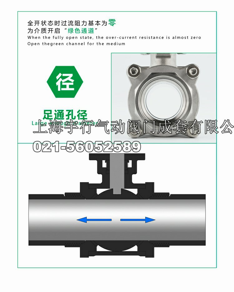 不锈钢304三片式丝口内螺纹对焊接丝扣高平台气动球阀Q611F16P(图5)