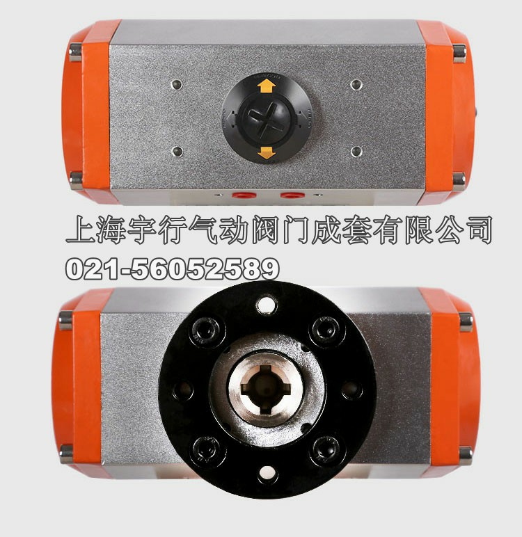气动阀门执行器蝶阀开关球阀控制器GT双作用执行器气动装置气动头(图17)