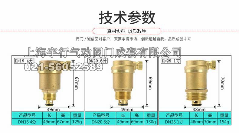 **黄铜自动排气阀 4分内螺纹暖气排气阀门 空调管道放气阀(图4)