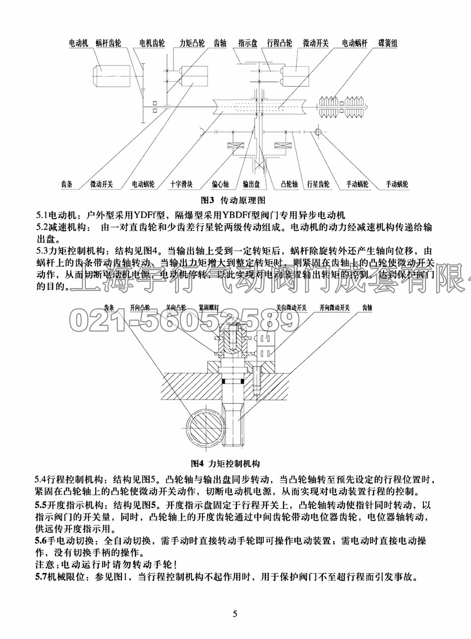 Q型部分回转电动执行器(图5)