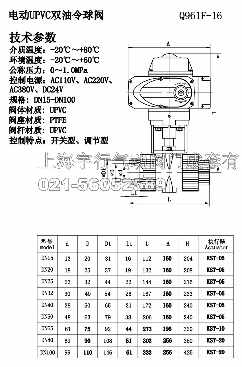 防爆电动塑料球阀(图1)