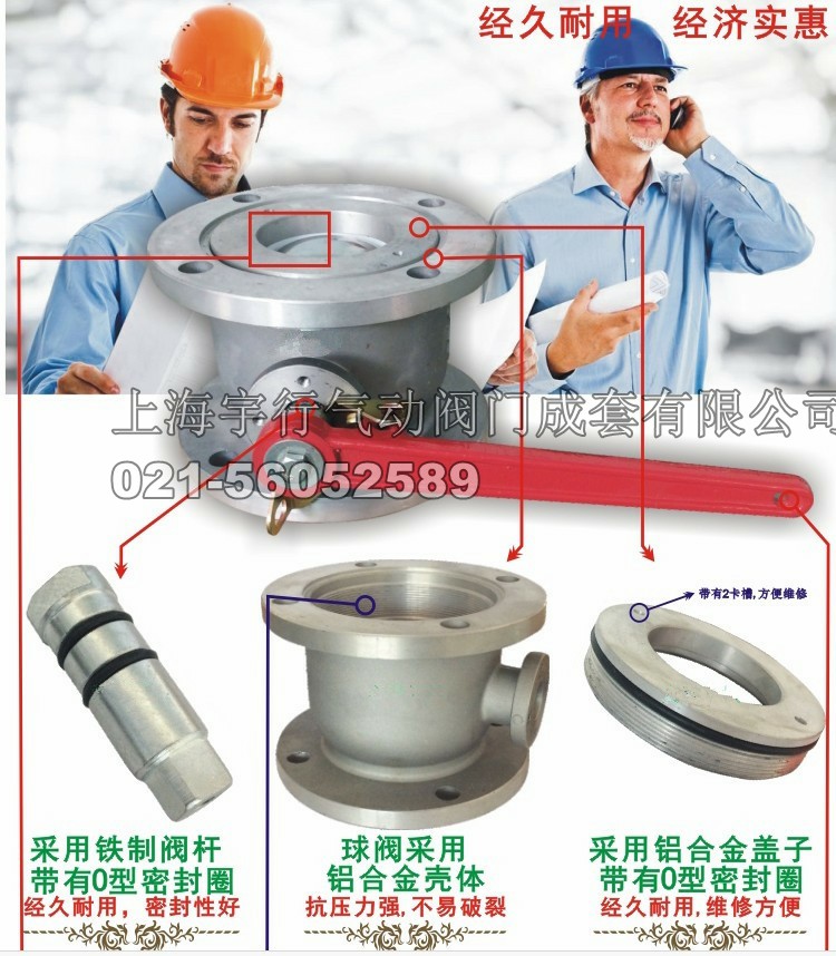 油灌车球阀 直通圆球阀 铝合金球阀 槽罐车球阀 洒水车球阀齐全(图2)