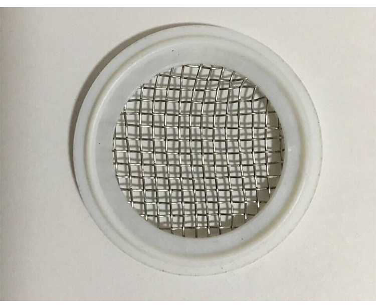 带过滤网卡箍垫圈硅胶食品级密封圈卫生级四氟特氟龙接头快装垫片(图7)