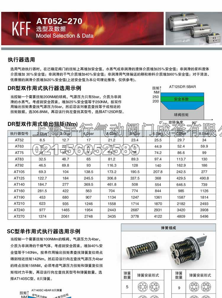 AT气动执行器 AT125 AT140 AT160 AT190 AT210 AT240 AT270 AT300(图13)