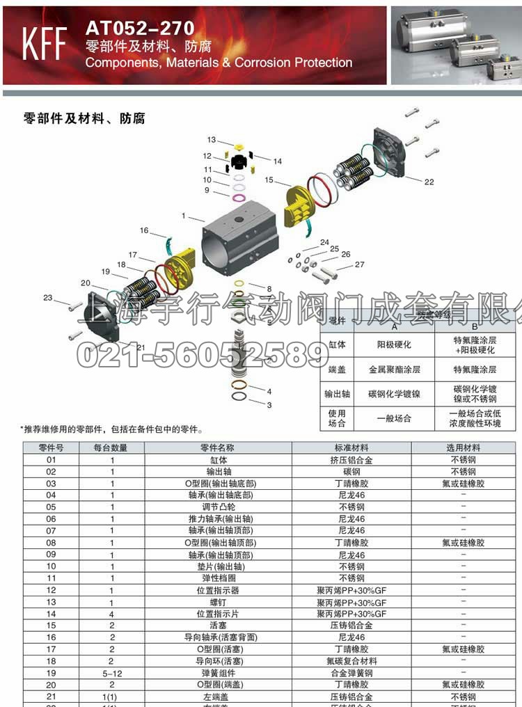 AT气动执行器 AT125 AT140 AT160 AT190 AT210 AT240 AT270 AT300(图19)