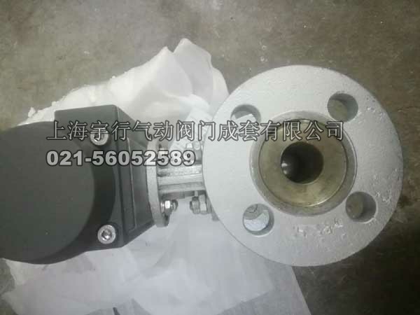 气动铸钢法兰球阀Q641F-100C-DN32-KV20180410001(图1)
