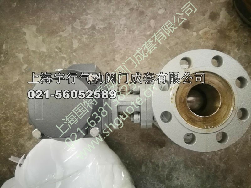 气动铸钢法兰球阀Q641F-64C-DN65-KV20180510001(图1)