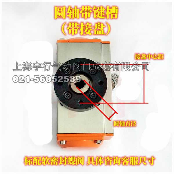 新品 AT SR 阀门气动执行器 气动头装置 球阀蝶阀气缸执行机构(图5)