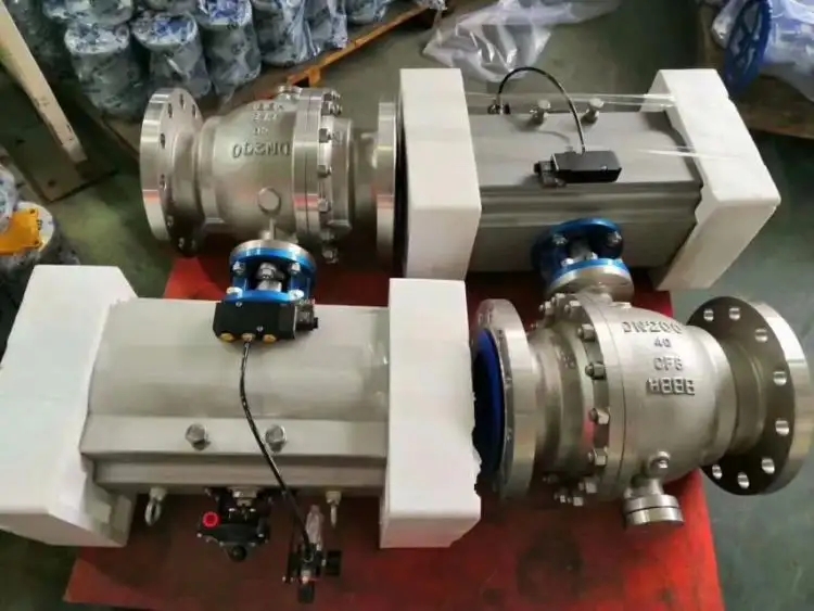 气动固定式法兰球阀Q647F
